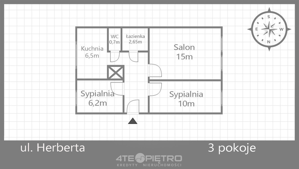 2-кімнатна квартира, 48 m²