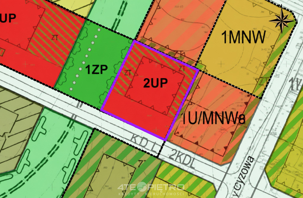 Działka inwestycyjna przy ul. Nagietkowej – teren usług publicznych - Widok 5