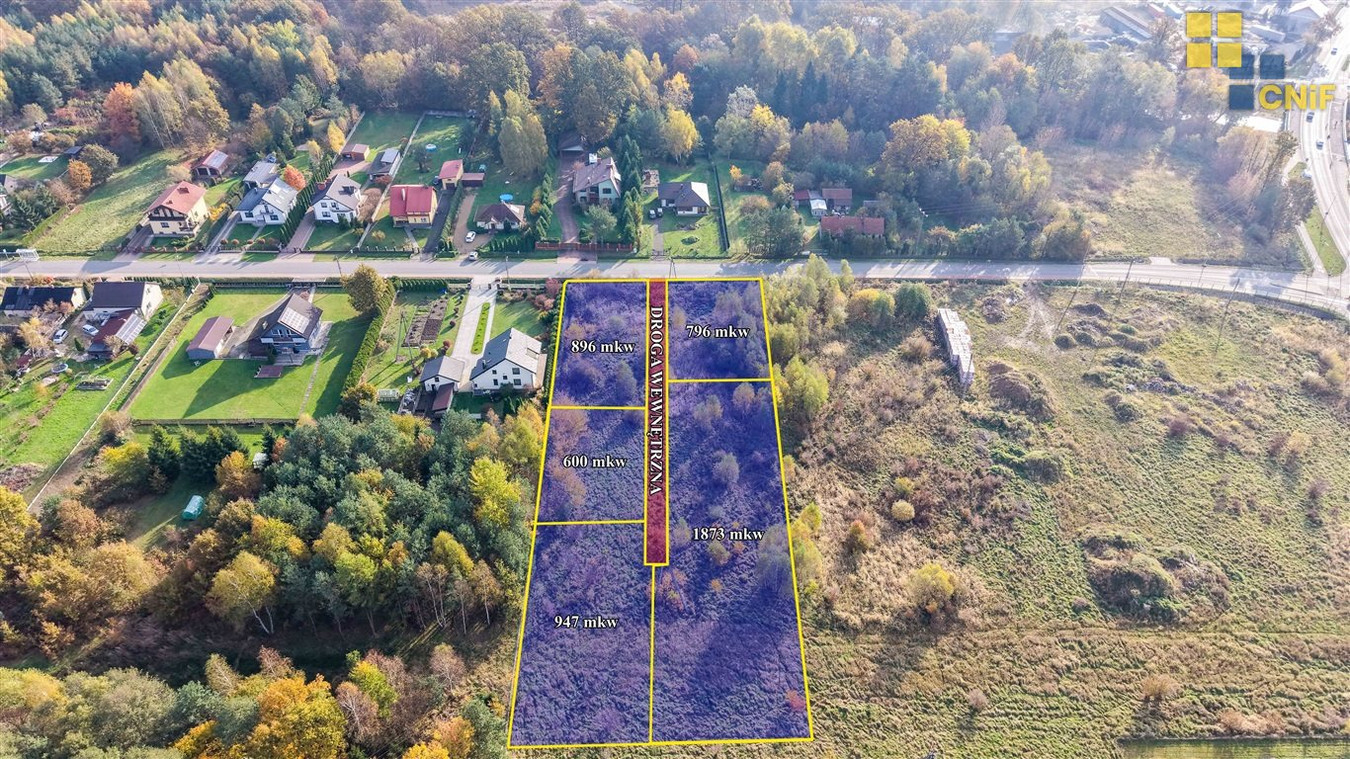 Działka pod zabudowę mieszkaniową-Kolonia Poczesna - Widok 3