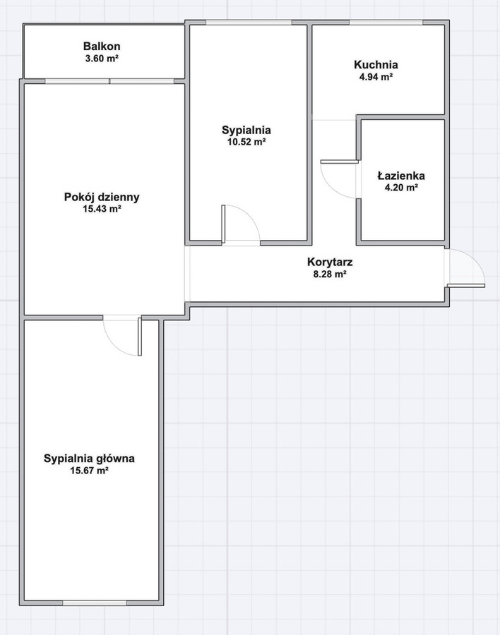 Apartment in Gliwice, Śródmieście - View 5