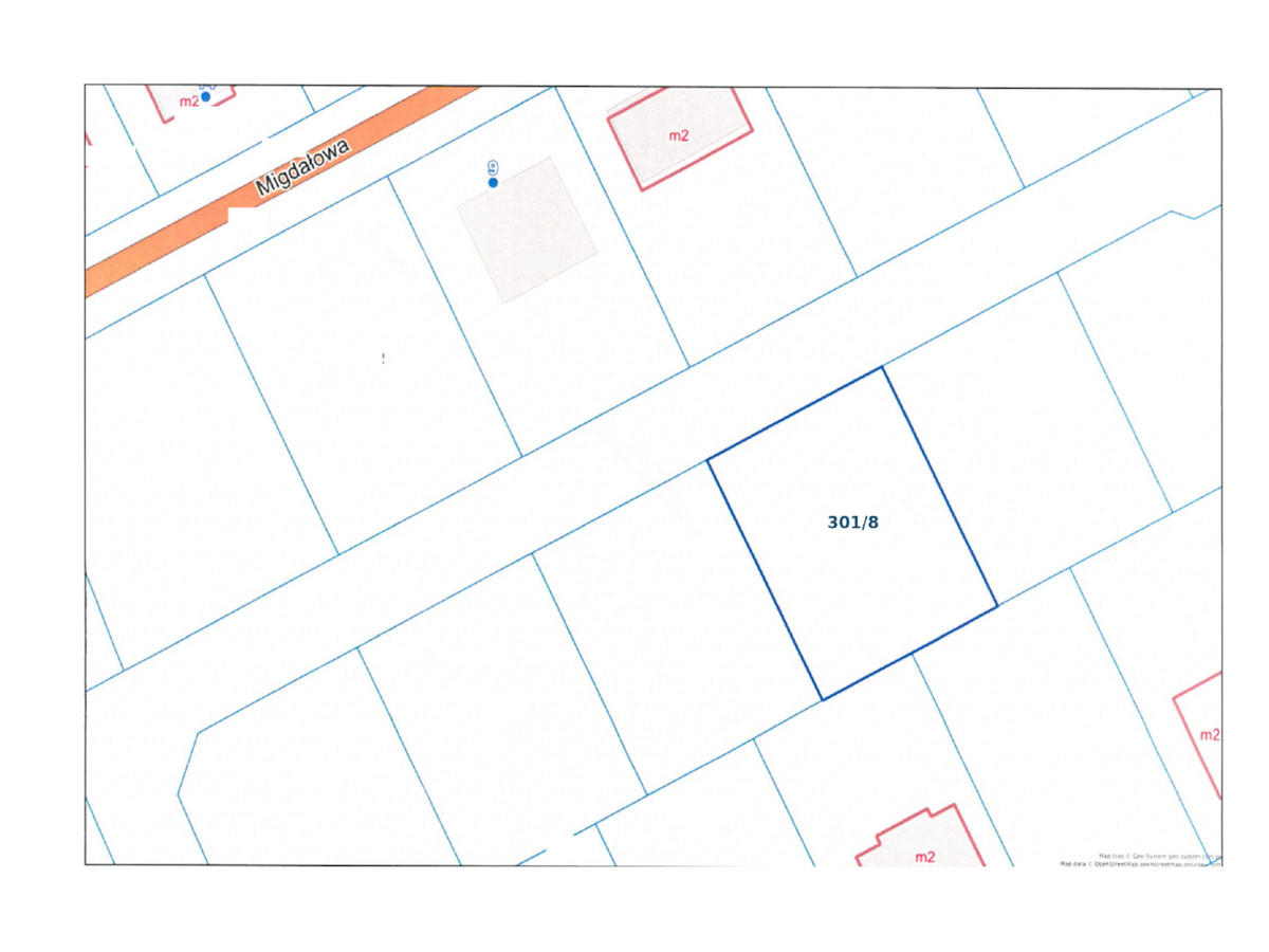 DZIAŁKA BUDOWLANA 685 m² W SPOKOJNEJ OKOLICY , - Widok 2