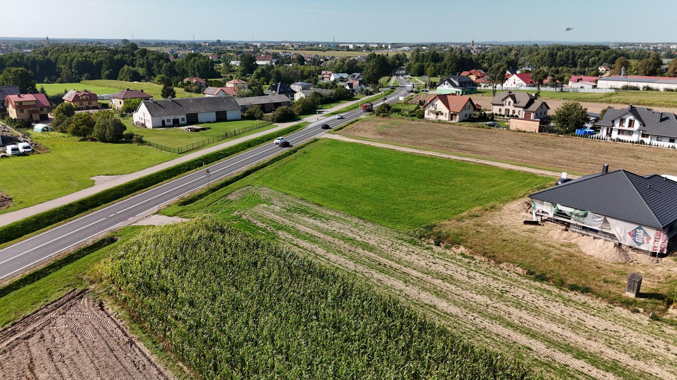Działka 1193 m² w Woli Zambrowskiej - przy głównej trasie DK63 - Widok 5
