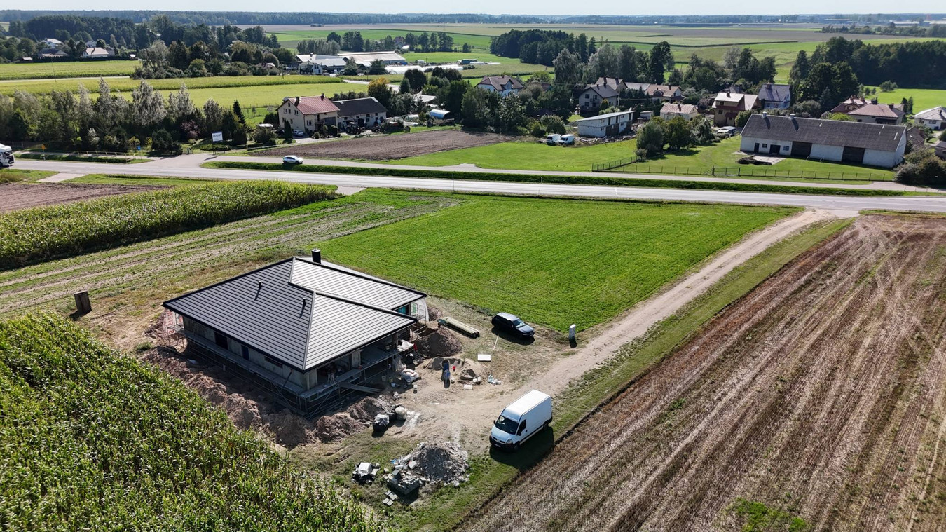 Działka 1193 m² w Woli Zambrowskiej - przy głównej trasie DK63 - Widok 3