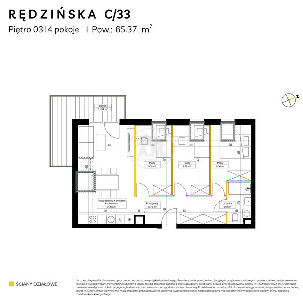 Mieszkanie – Wrocław, Fabryczna - Widok 2