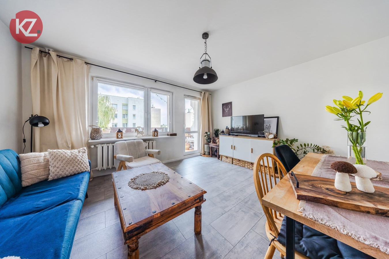 1 herbergja, 55 m²