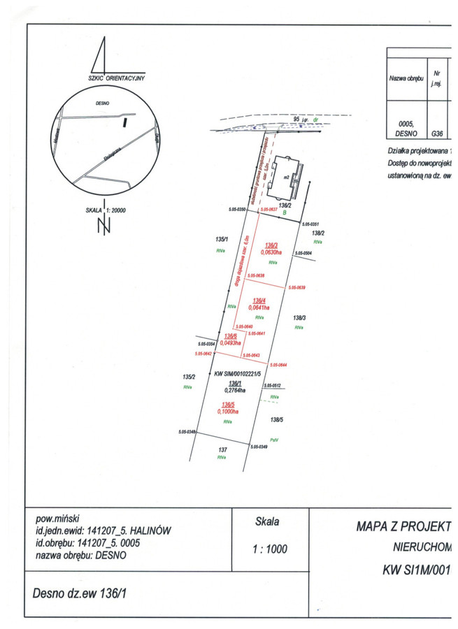 Działka budowlana, 4 km do Halinowa - Widok 3