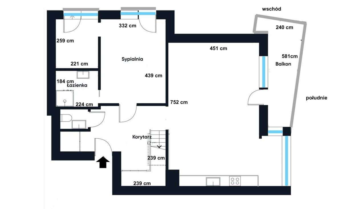 Mieszkanie – Katowice, Śródmieście - Widok 5