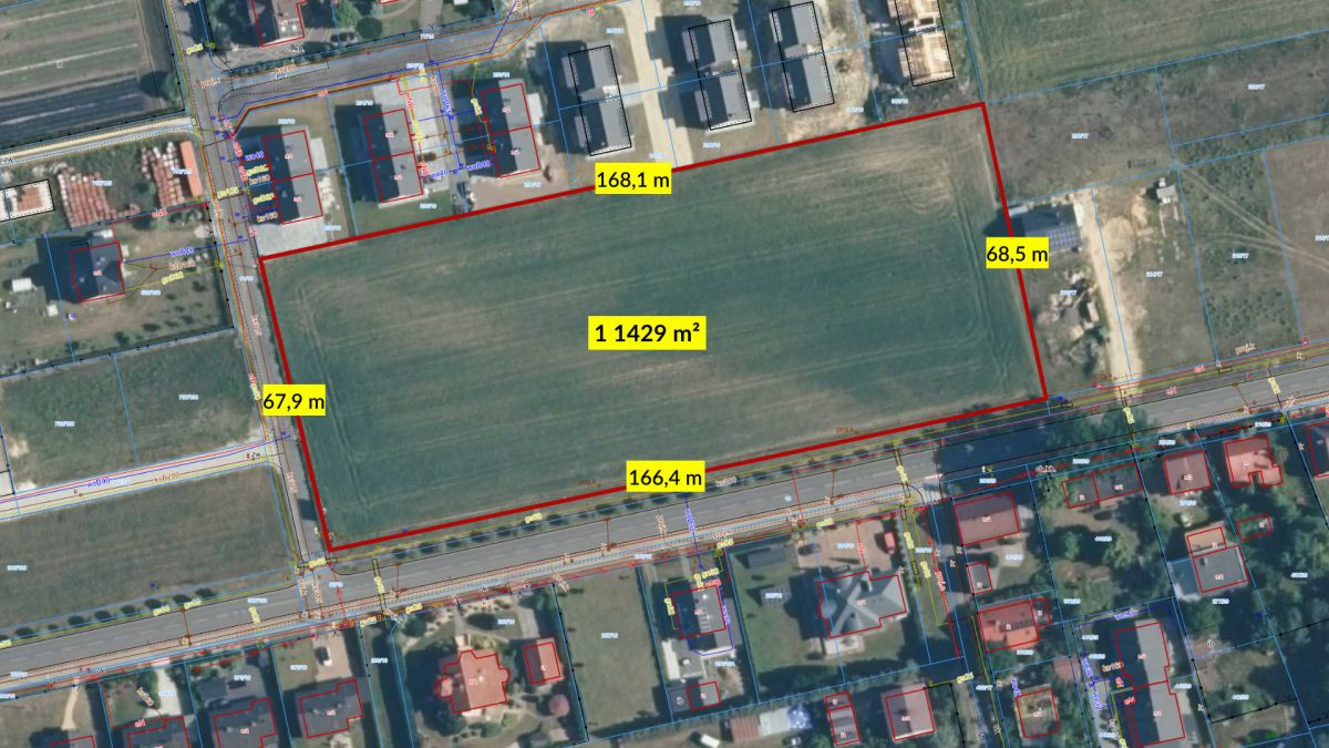 Działka budowlana Lubliniec Wymyślacz 1,1ha - Widok 2