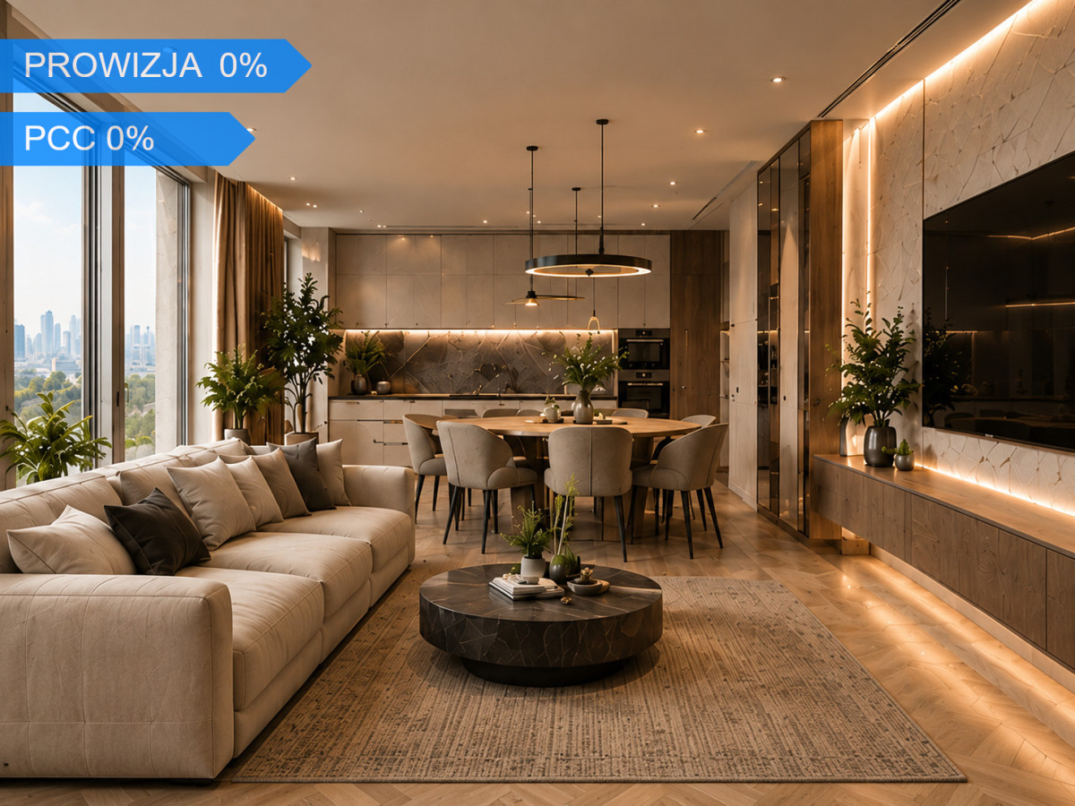 4 pokojowy apartament z tarasem przy metrze