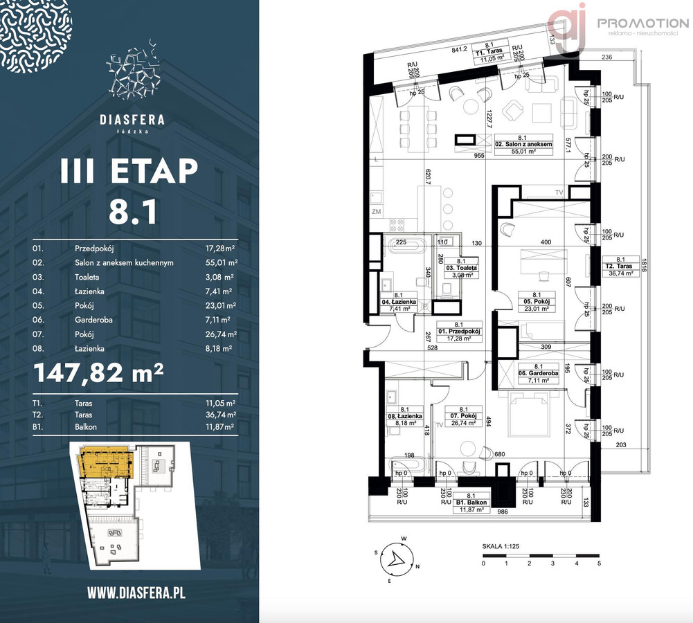 Mieszkanie – Łódź, Śródmieście - Widok 4