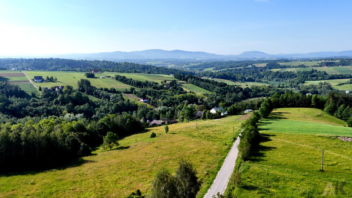 Działka budowlana 22,73 ara- Siedliska gm. Bobowa - Widok 3
