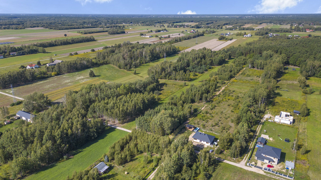 ✅ Zobacz> Działka budowlana pod lasem> 1102 m²✅ - Widok 2