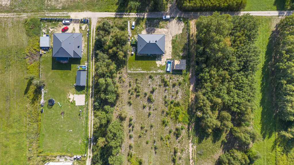 ✅ Zobacz> Działka budowlana pod lasem> 1102 m²✅ - Widok 3