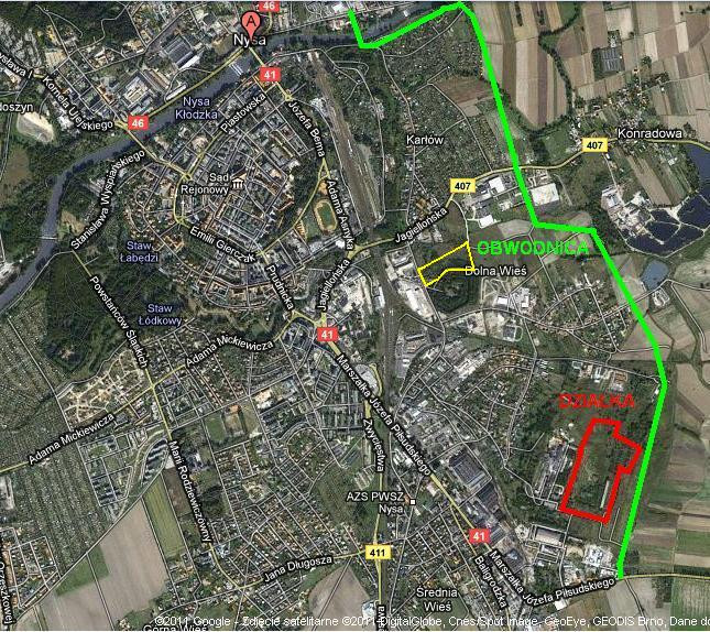 Nysa - miasto, strefa ekonomiczna (WSSE), super MPZP. Proponuj cenę! - Widok 3