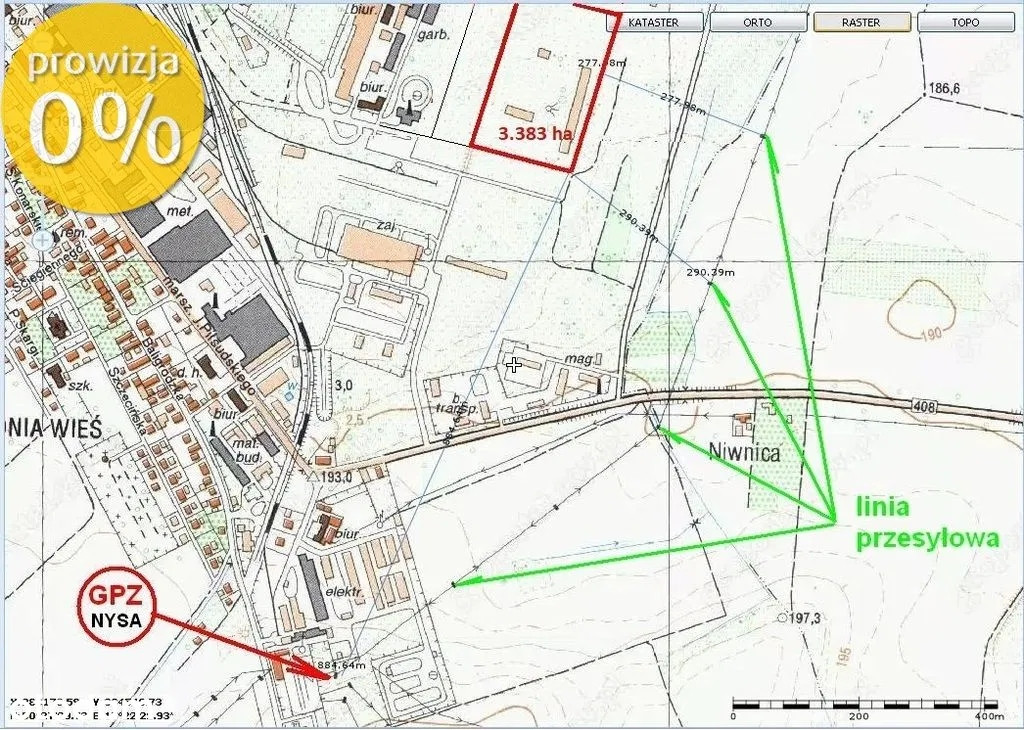 Nysa - miasto, strefa ekonomiczna (WSSE), super MPZP. Proponuj cenę! - Widok 5