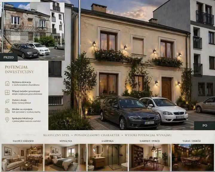 WARSZAWA GROCHÓW | 220 m² + DZIAŁKA | sprzedaż praw i roszczeń