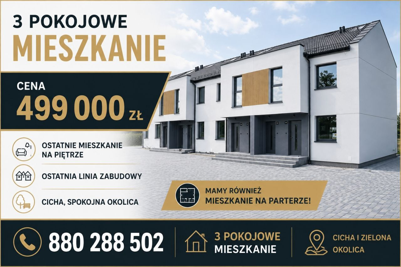 MIESZKANIE Z DOBRYM DOJAZDEM DO BIELSKA-BIAŁEJ