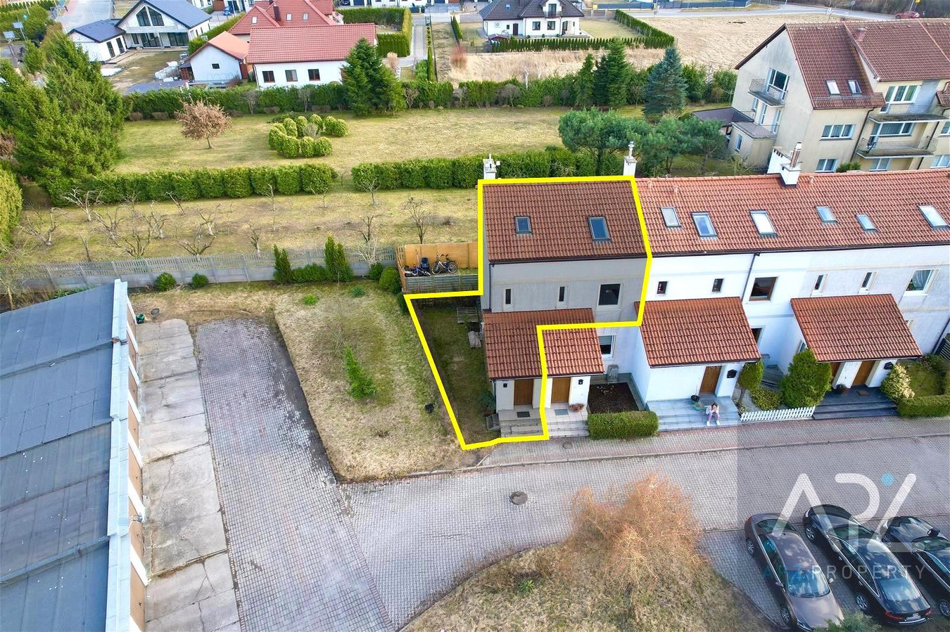 Dom szeregowy o pow. 68,4 m² w Zieleniewie