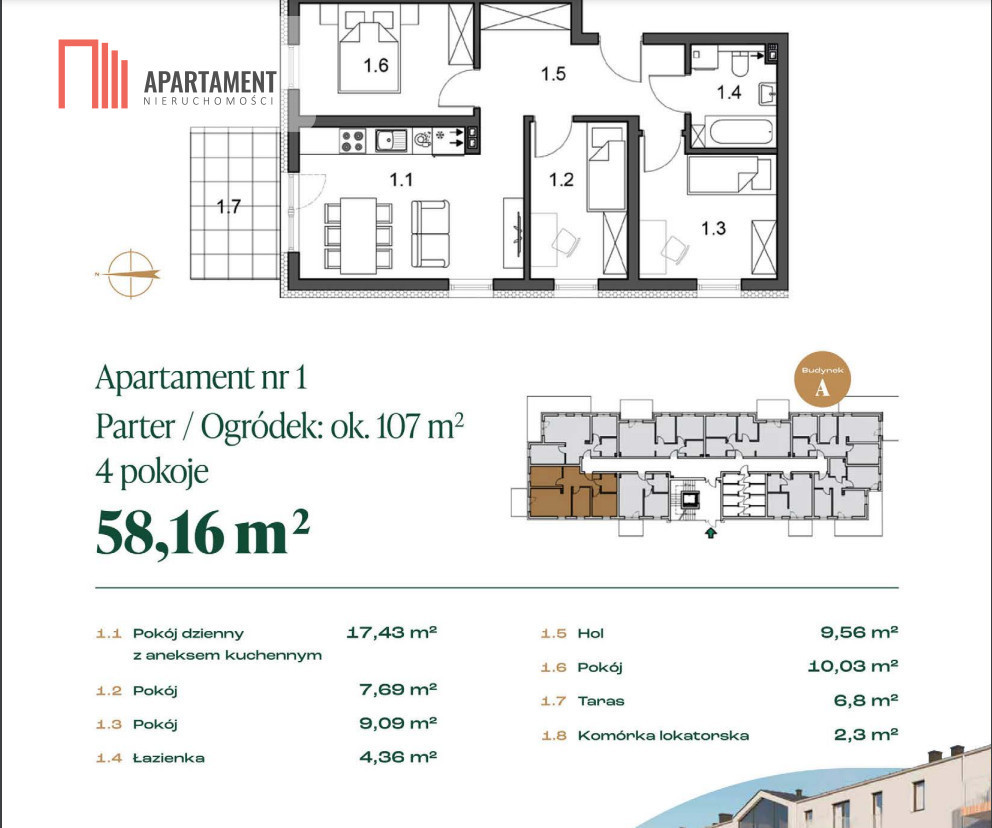 Apartment in Rypin, Pod Barbarką, powiat rypiński - Widok 5
