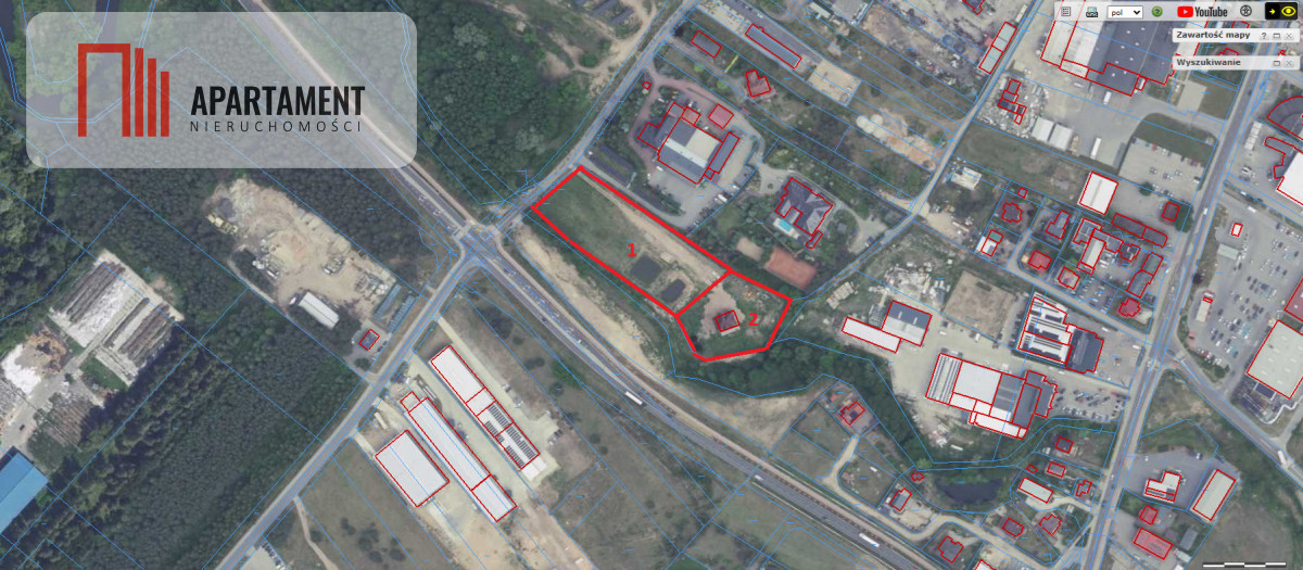 Grunt inwestycyjny przy DK15 Brodnica – 6685 m² - Widok 5
