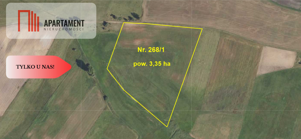 Tylko u Nas! Działka rolna o pow. 3,35 ha - Widok 2