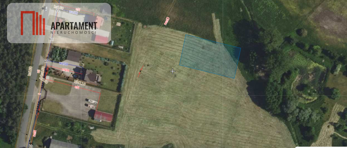Działka Dąbrowa Chełmińska 1607 m² z MPZP - Widok 3