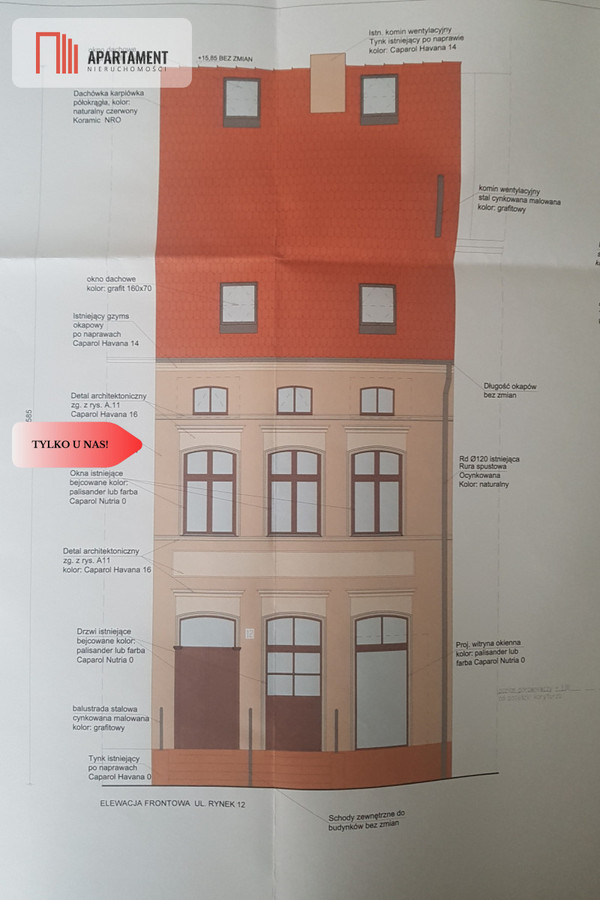Kamienica przy zamku. Projekt i pozwolenia - Widok 4