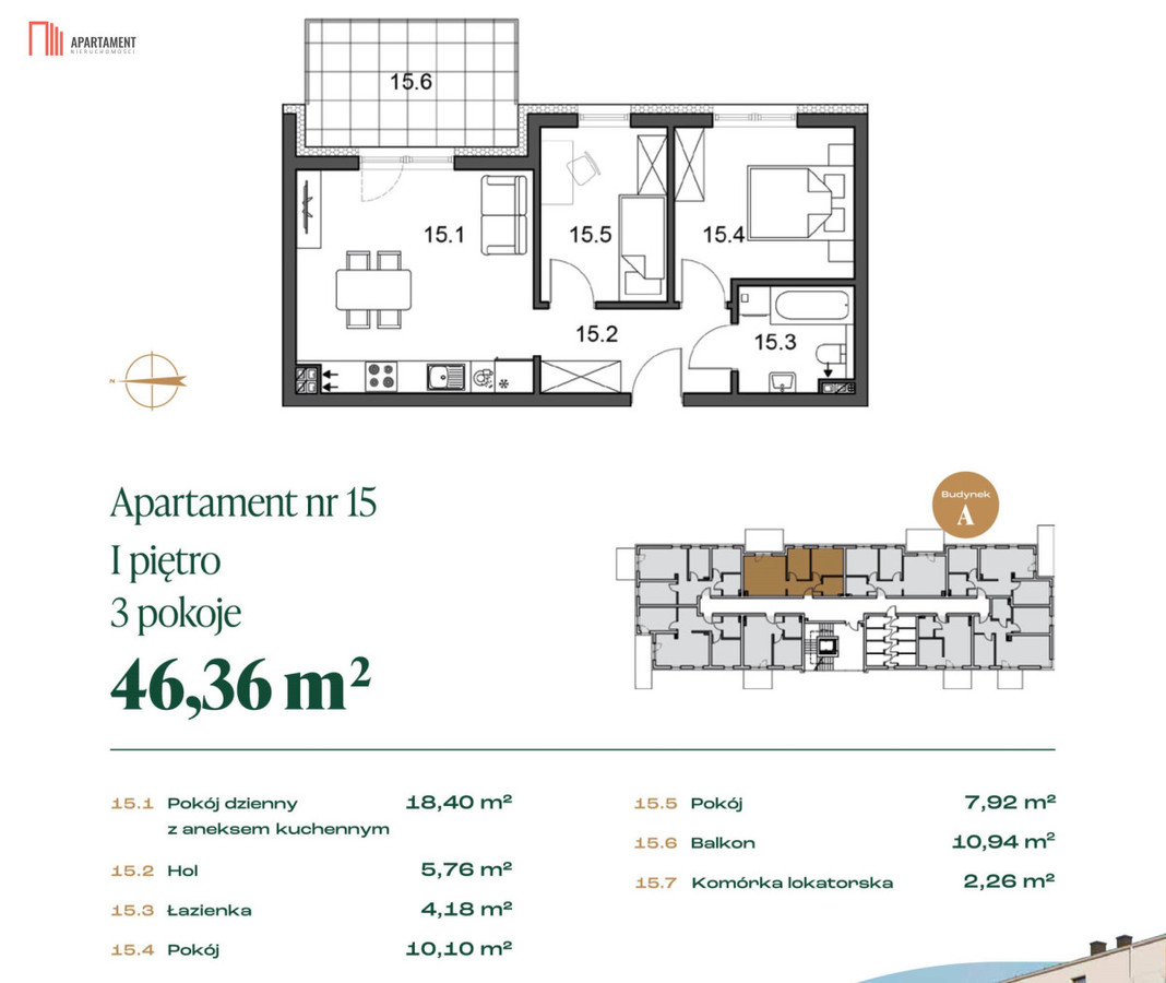 Apartment in Rypin, Wydmuchowo, powiat rypiński - Widok 5