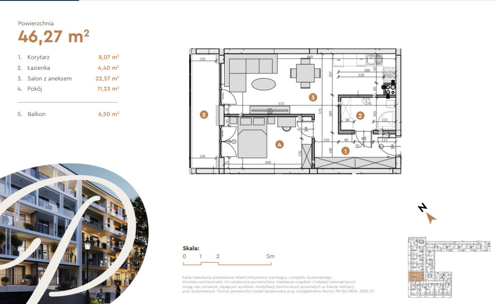 Mieszkanie – Kielce - Widok 3