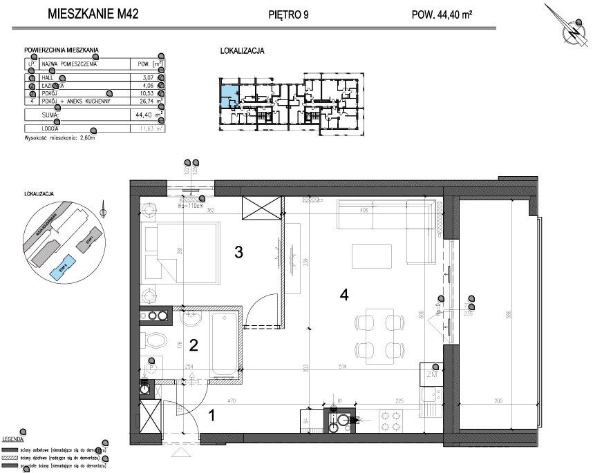 Mieszkanie – Kielce - Widok 3
