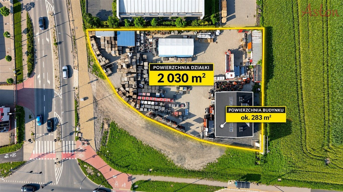 Obiekt komercyjny + plac 2030 m² | DK44 | TIR - View 4