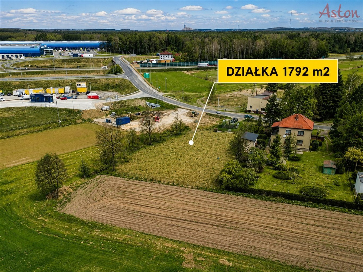 Działka pod dom i usługi, prąd, gaz, ogrodzenie - Widok 3