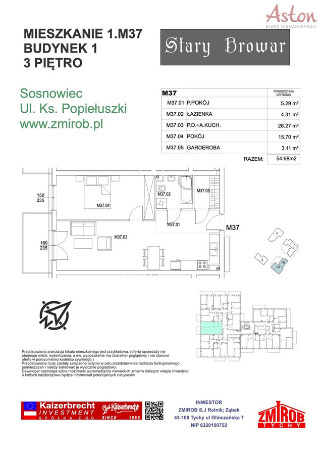 Mieszkanie – Sosnowiec, Zagórze - Widok 3