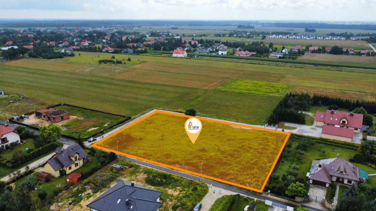 DZIAŁKA W BRZEZINIE 1250M2! Z WZ media w drodze - Widok 3