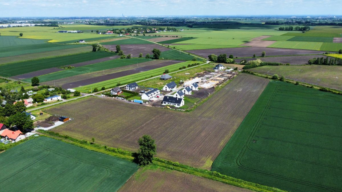 działki 10ar na bliźniaki Wilkowice gm. Żórawina - Widok 4