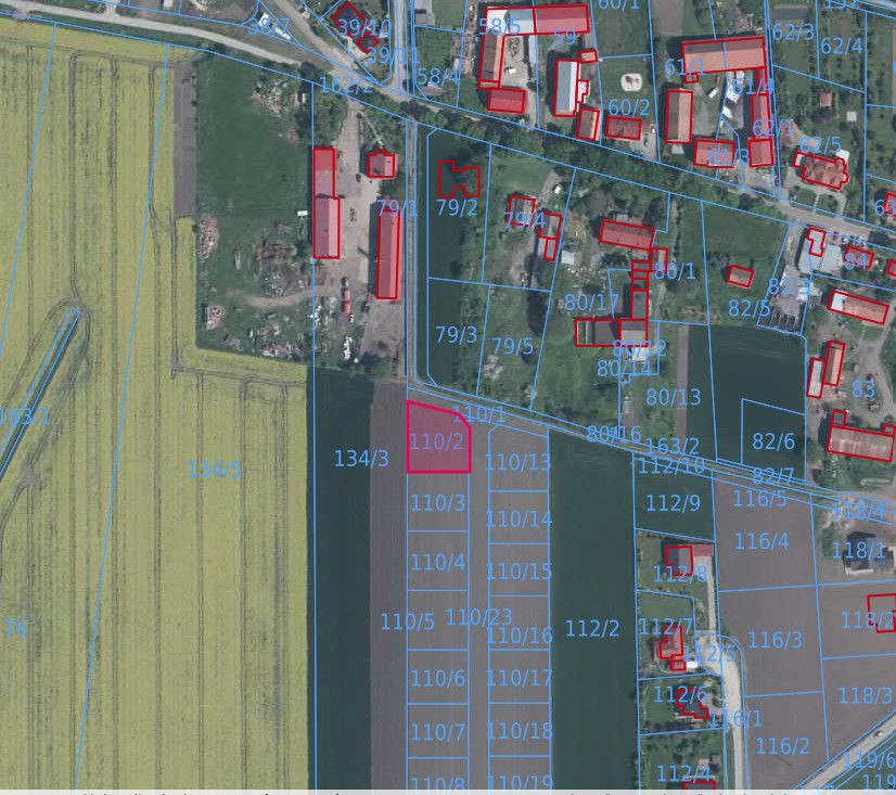 Działka budowlana Turów 913 m² gm. Żórawina - Widok 3