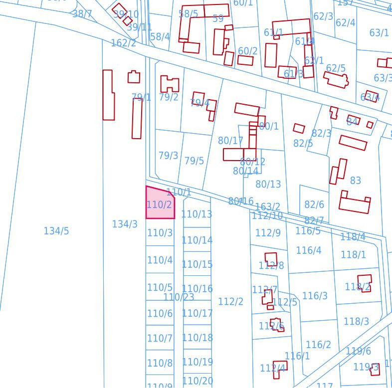 Działka budowlana Turów 913 m² gm. Żórawina - Widok 2