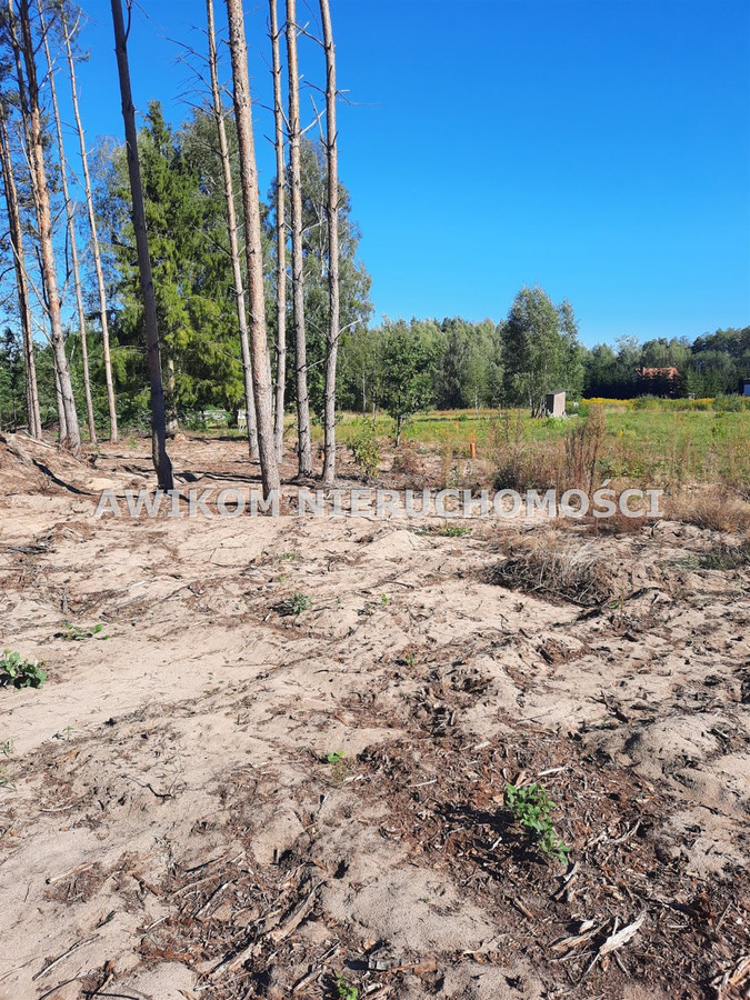Działka budowlano 1400 m² Kaleń - Widok 3