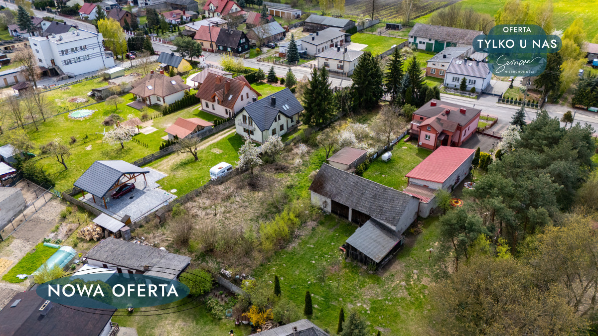 Działka budowlana z mediami, ogrodzona 1358 m² - Widok 4
