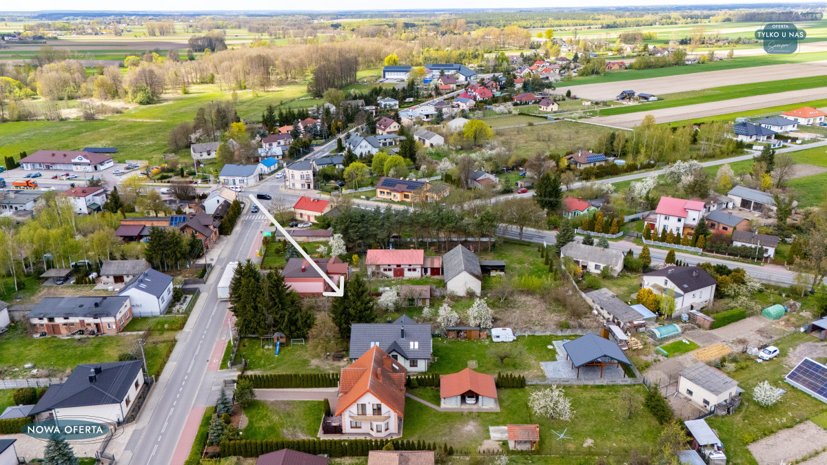 Działka budowlana z mediami, ogrodzona 1358 m² - Widok 6