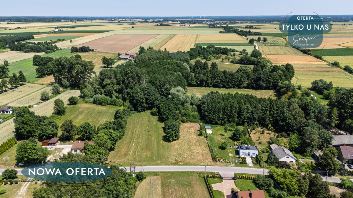 Działka objęta Planem Ogólnym pod zabudowę - Widok 2