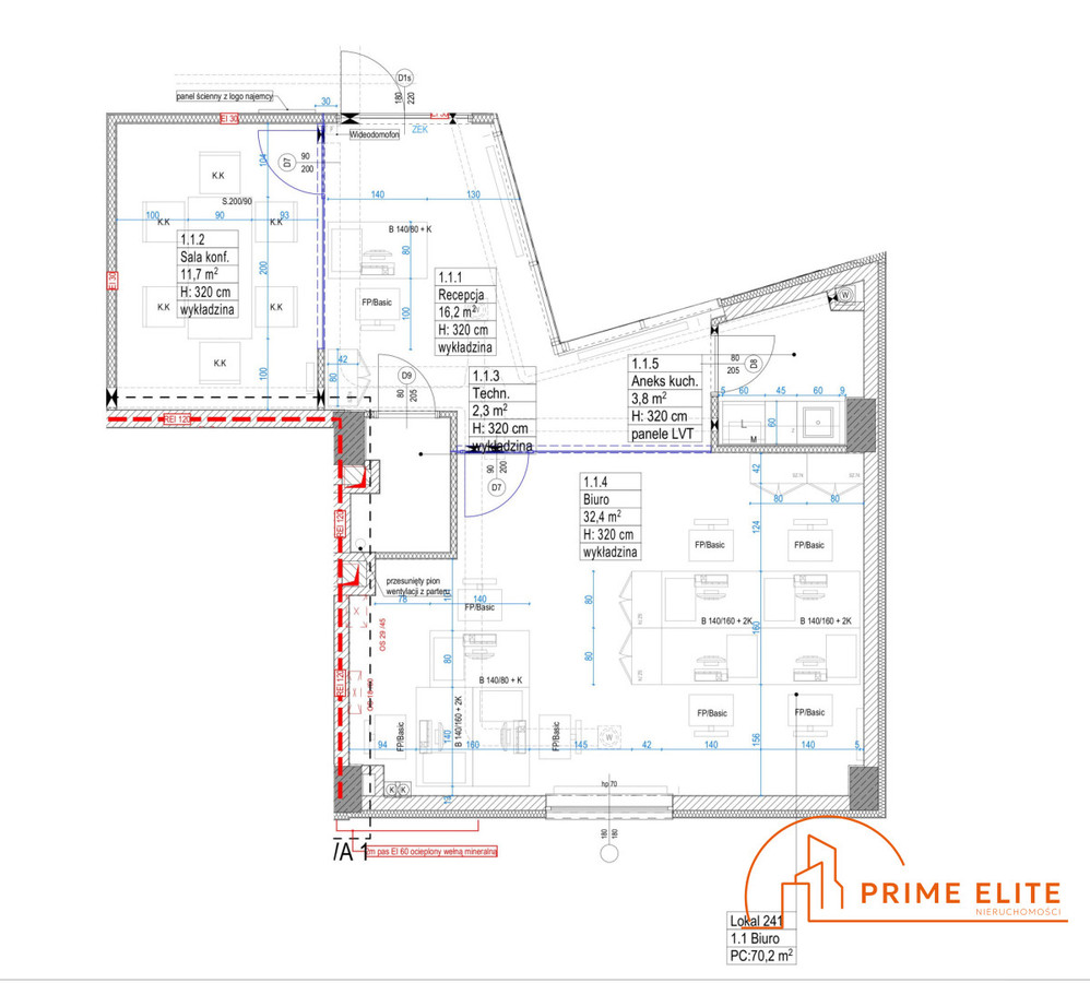 Biuro 70 m² / Jana Pawła II / Arkadia - Widok 3