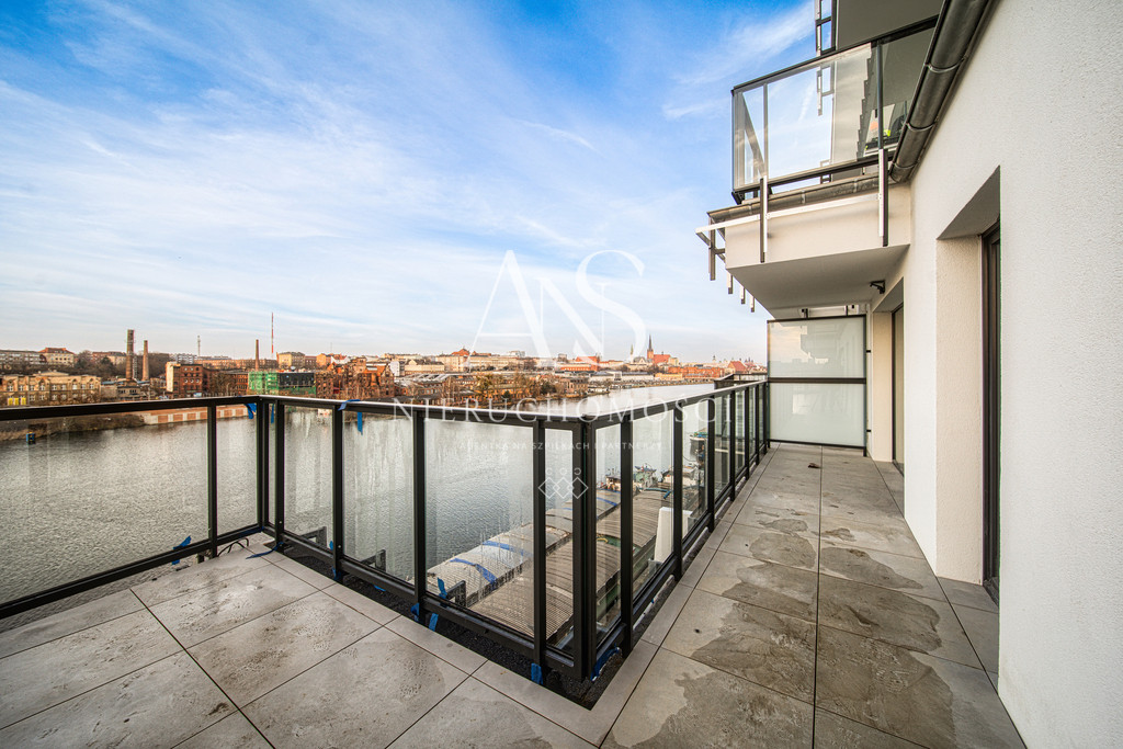 Apartament nad Odrą | Szczecin | Taras z widokiem