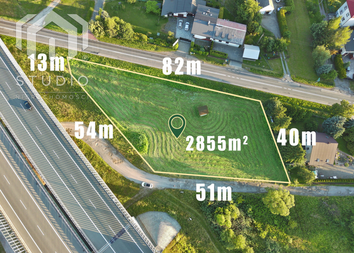 DZIAŁKA INWESTYCYJNA 2 855 m² - ŁODYGOWICE - Widok 4