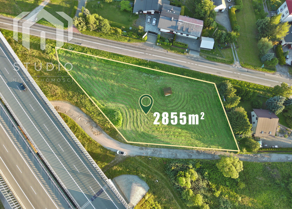 DZIAŁKA INWESTYCYJNA 2 855 m² - ŁODYGOWICE - Widok 3