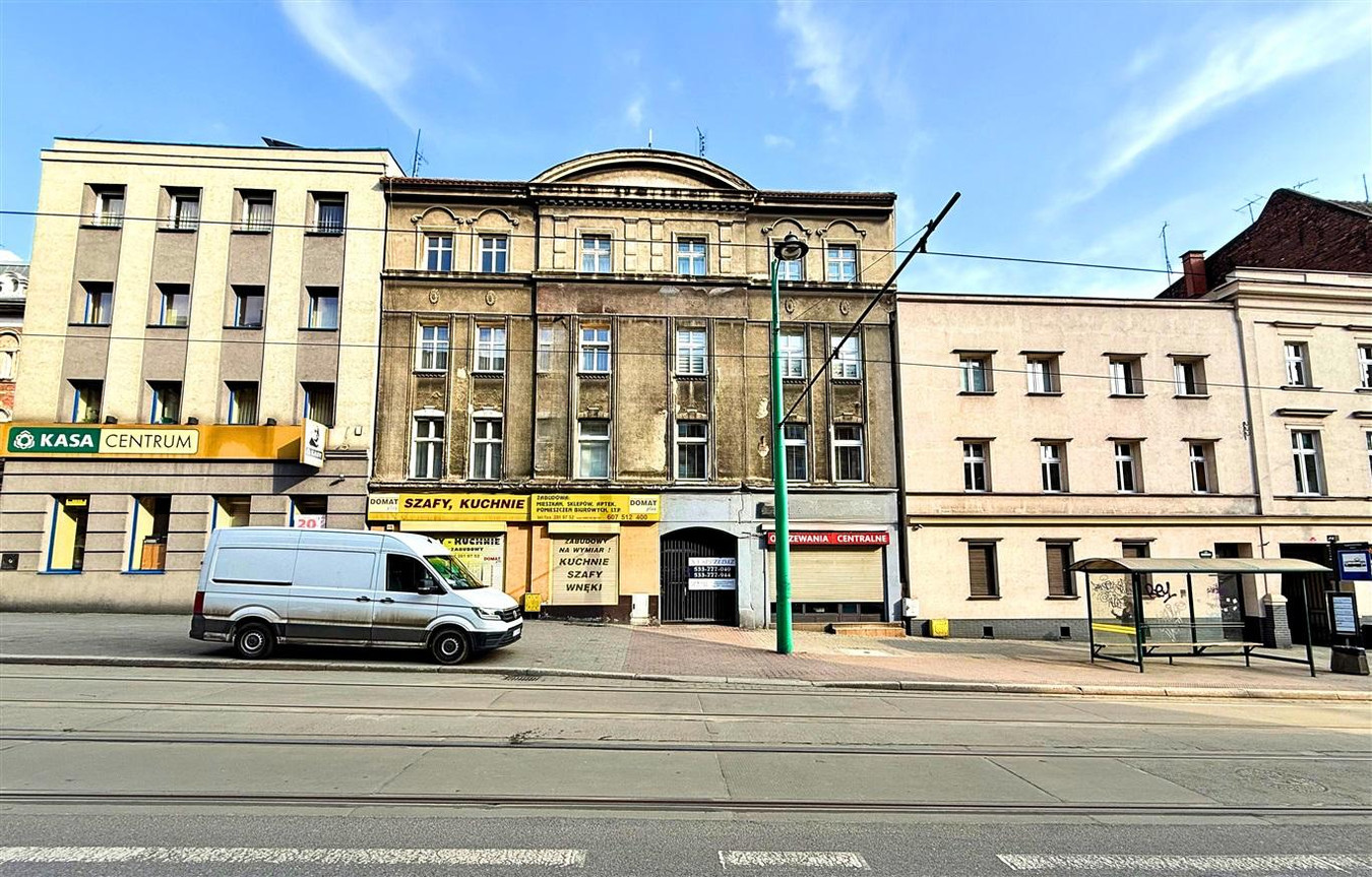 Nieruchomość mieszkalno-usługowa, 1 piętro, Jagiellońska, Bytom