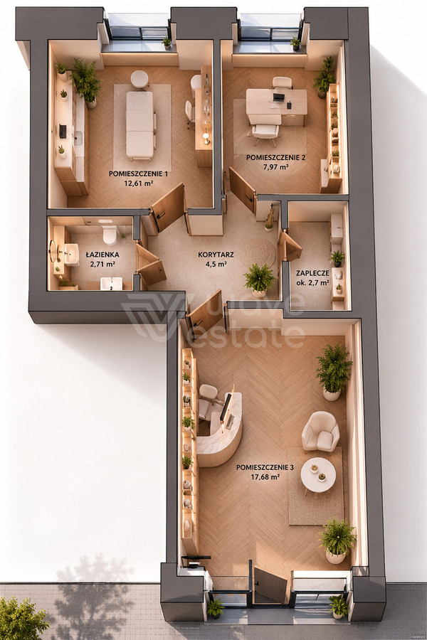Lokal 47,83 m² | Metro Wawrzyszew | Inwestycja - Widok 2