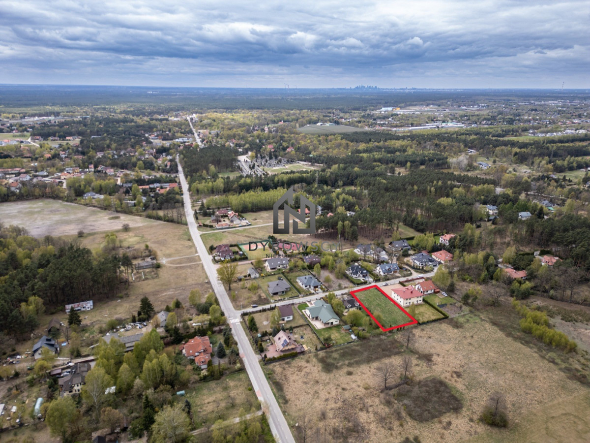 Dziaka budowlana 1578m Wiązowna Kościelna - Widok 4