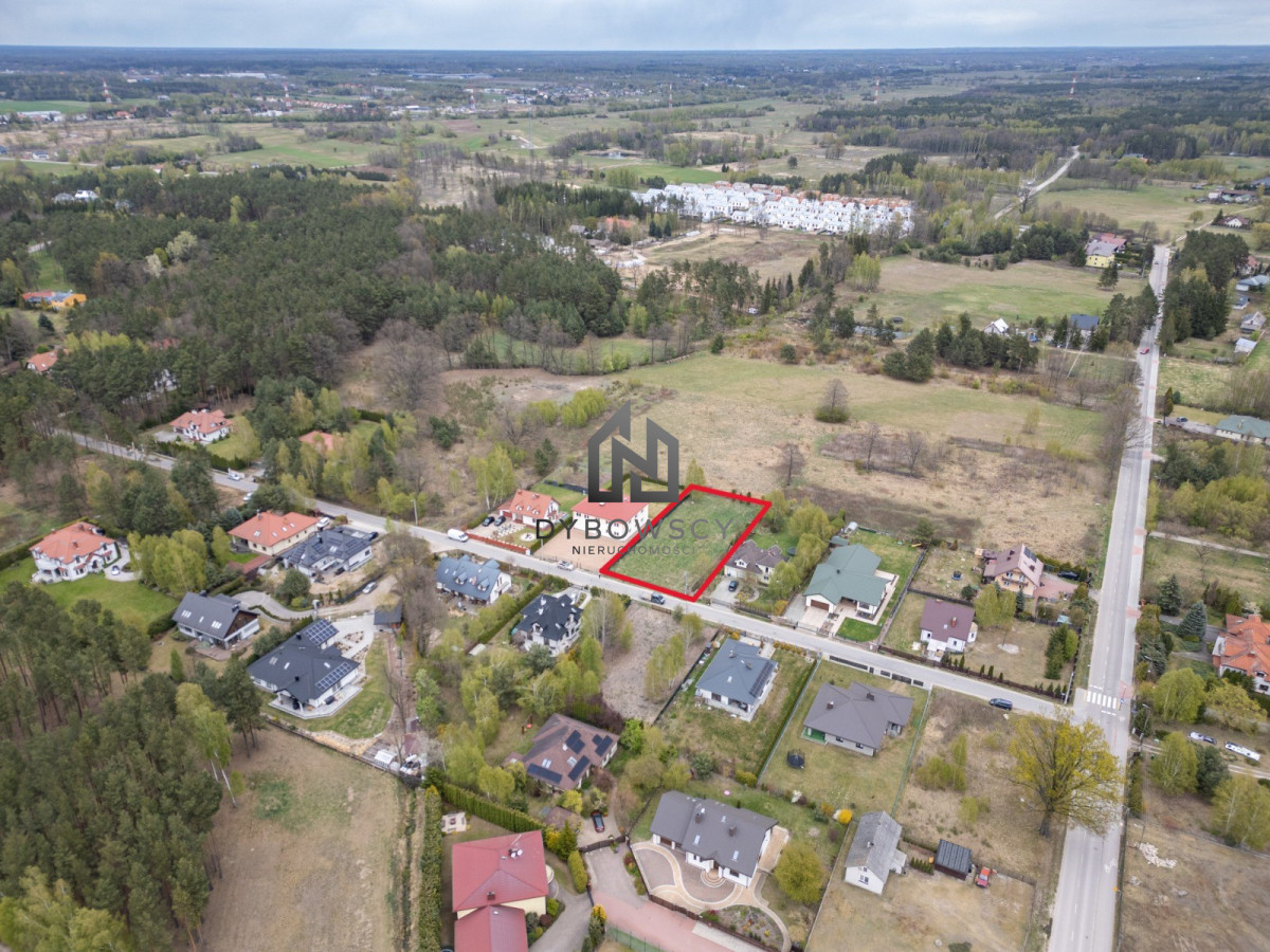 Dziaka budowlana 1578m Wiązowna Kościelna - Widok 2