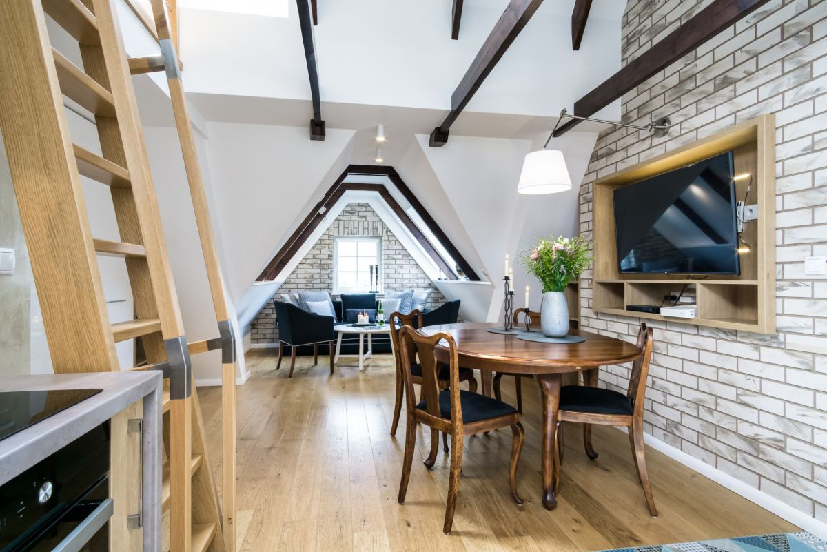 Główne Miasto | 46 m² | Sypialnia + antresola |SKM - Widok 5